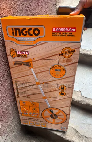 Durable Ingco Digital Display Distance Measuring Wheel