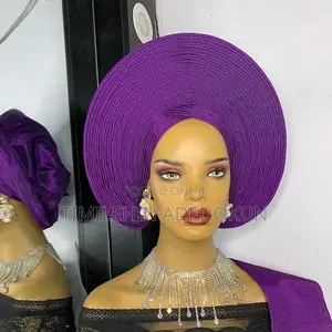 Automatic Gele for Nigerian Wedding Outfits