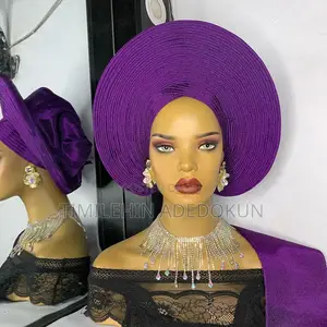 Automatic Gele for Nigerian Wedding Outfits