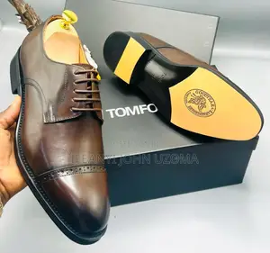 Tomford Leather Brown Corporate Shoe