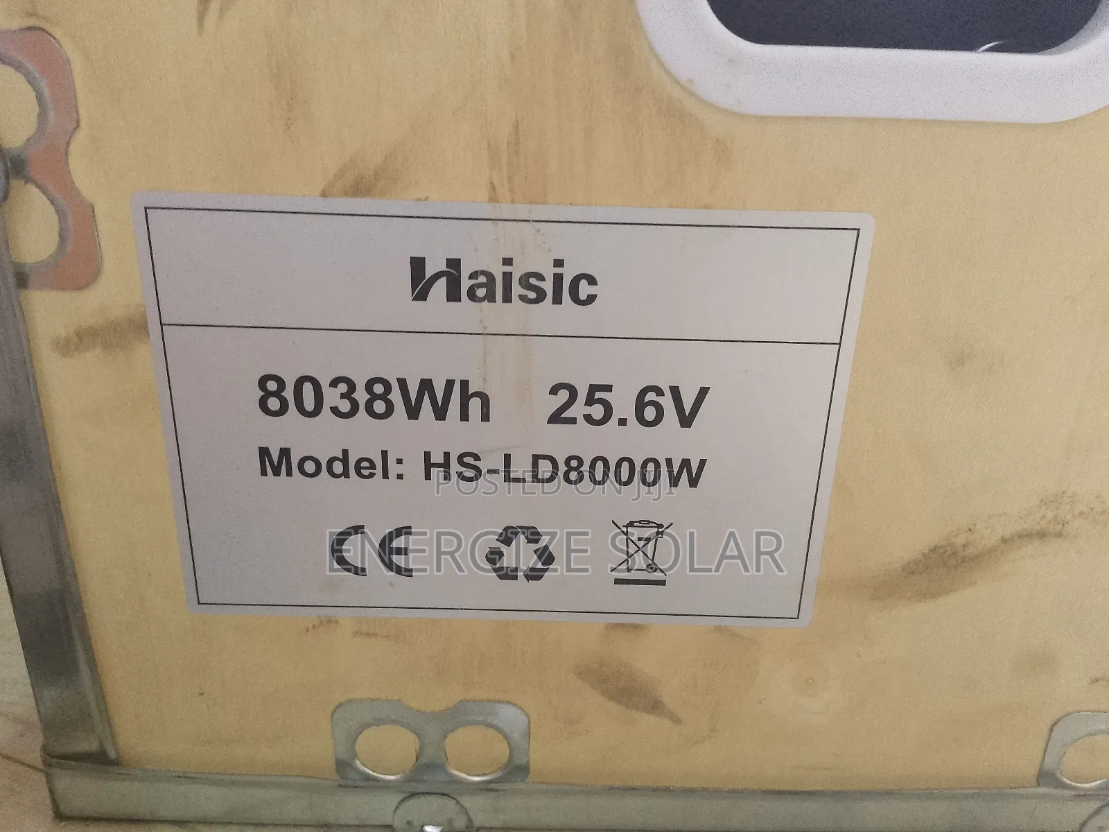 8kwh 25.6v Haisic Lithium Ion Battery