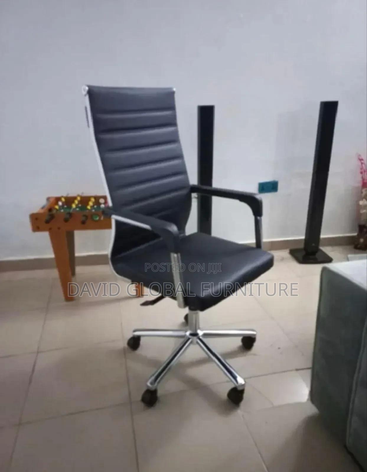Adjustable Swivel Black Chair