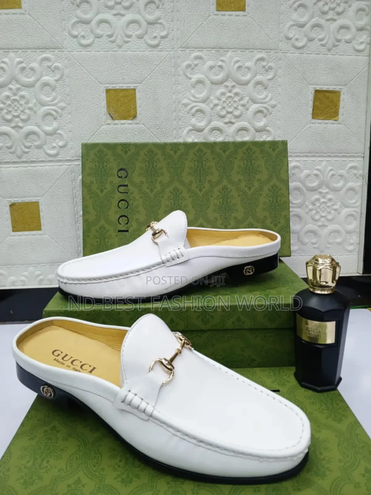 Gucci White Half Shoe