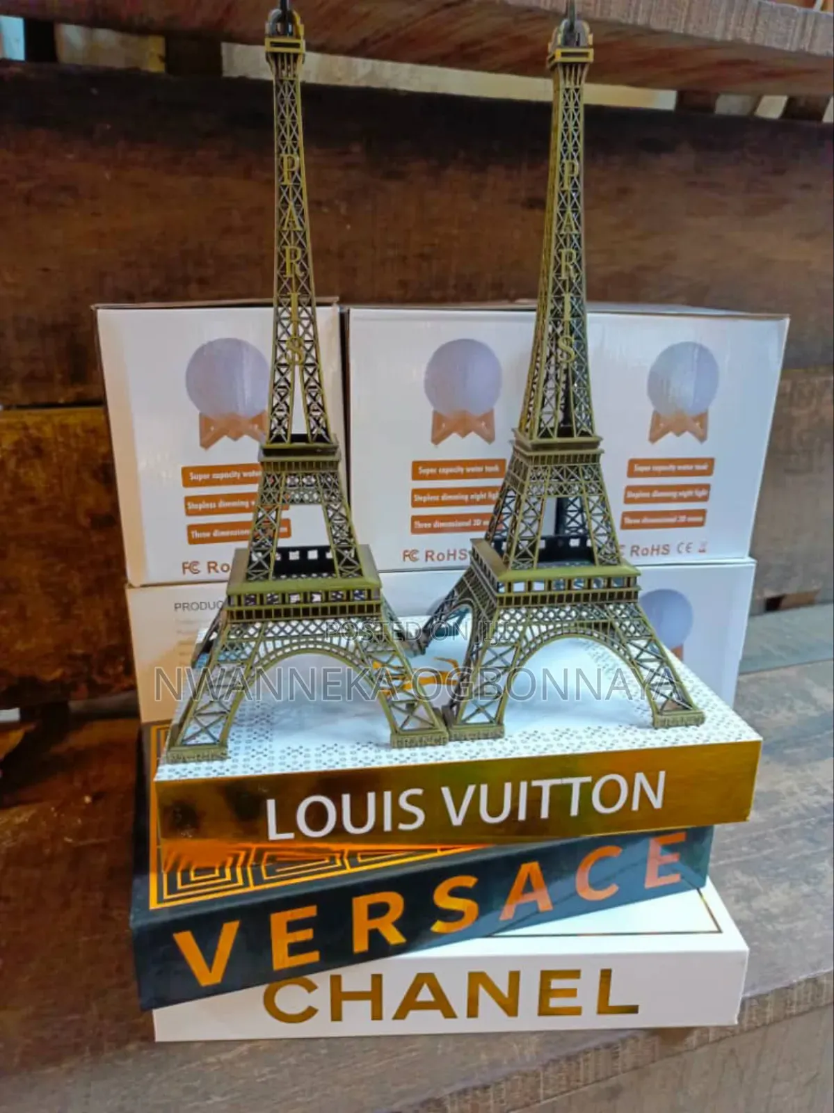 Eiffel Tower Figurine Statue Vintage