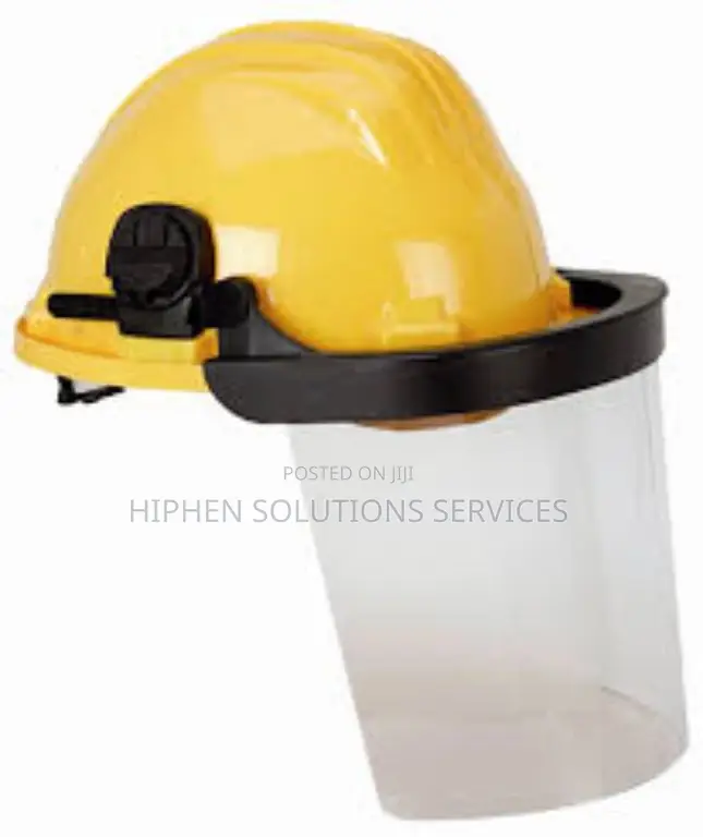 Yellow Plastic Face Shield