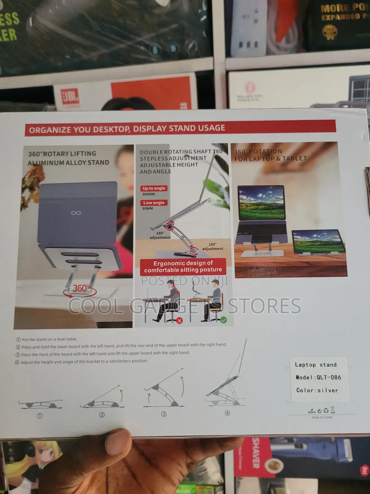 QLT 360 Degree Base Laptop Stand
