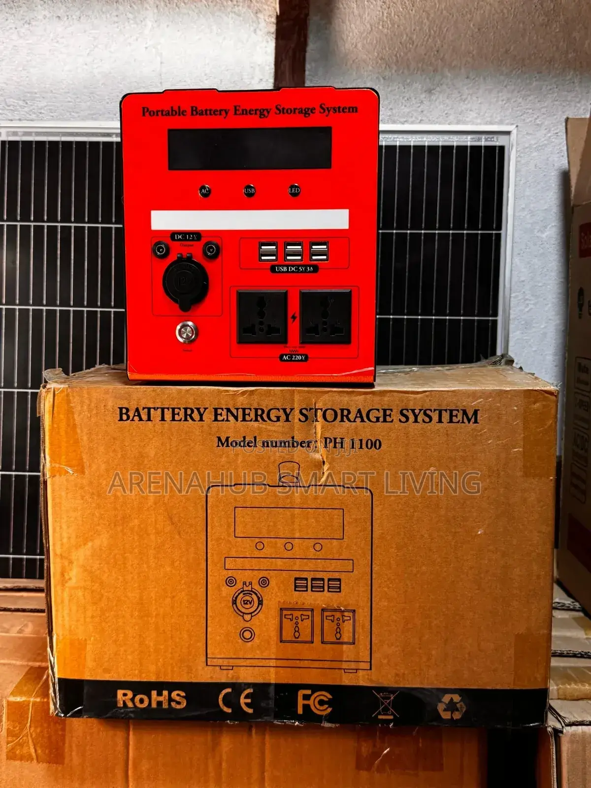 1100 Watts Solar Generator