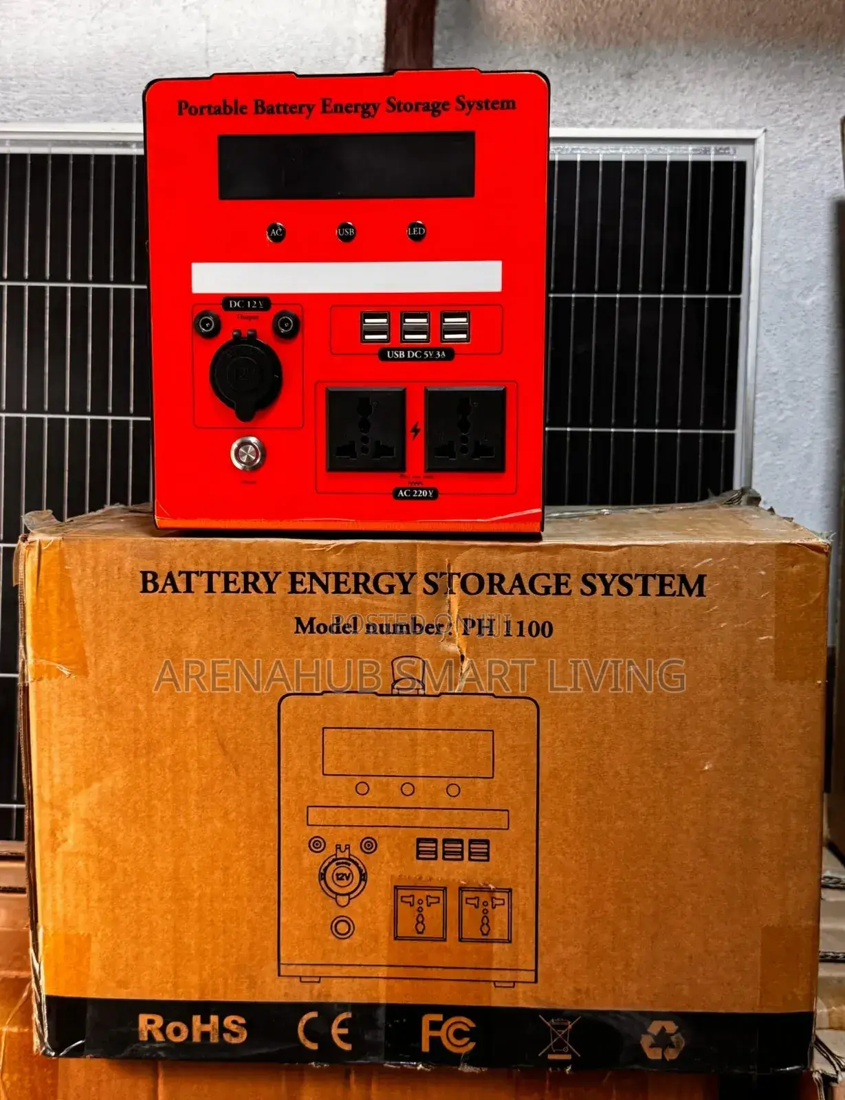 Energy Storage 1100watts Solar Generator
