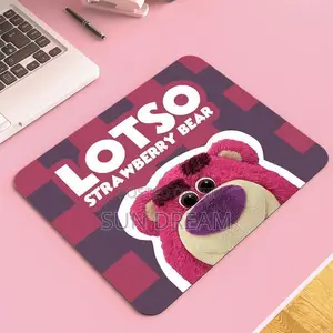 Cartoon Pink Mouse Pad Girl Mouse Pad