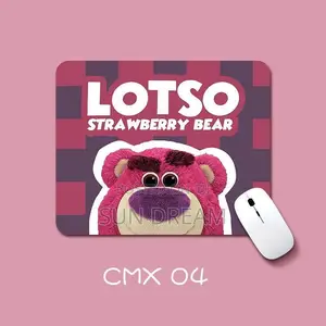 Cartoon Pink Mouse Pad Girl Mouse Pad