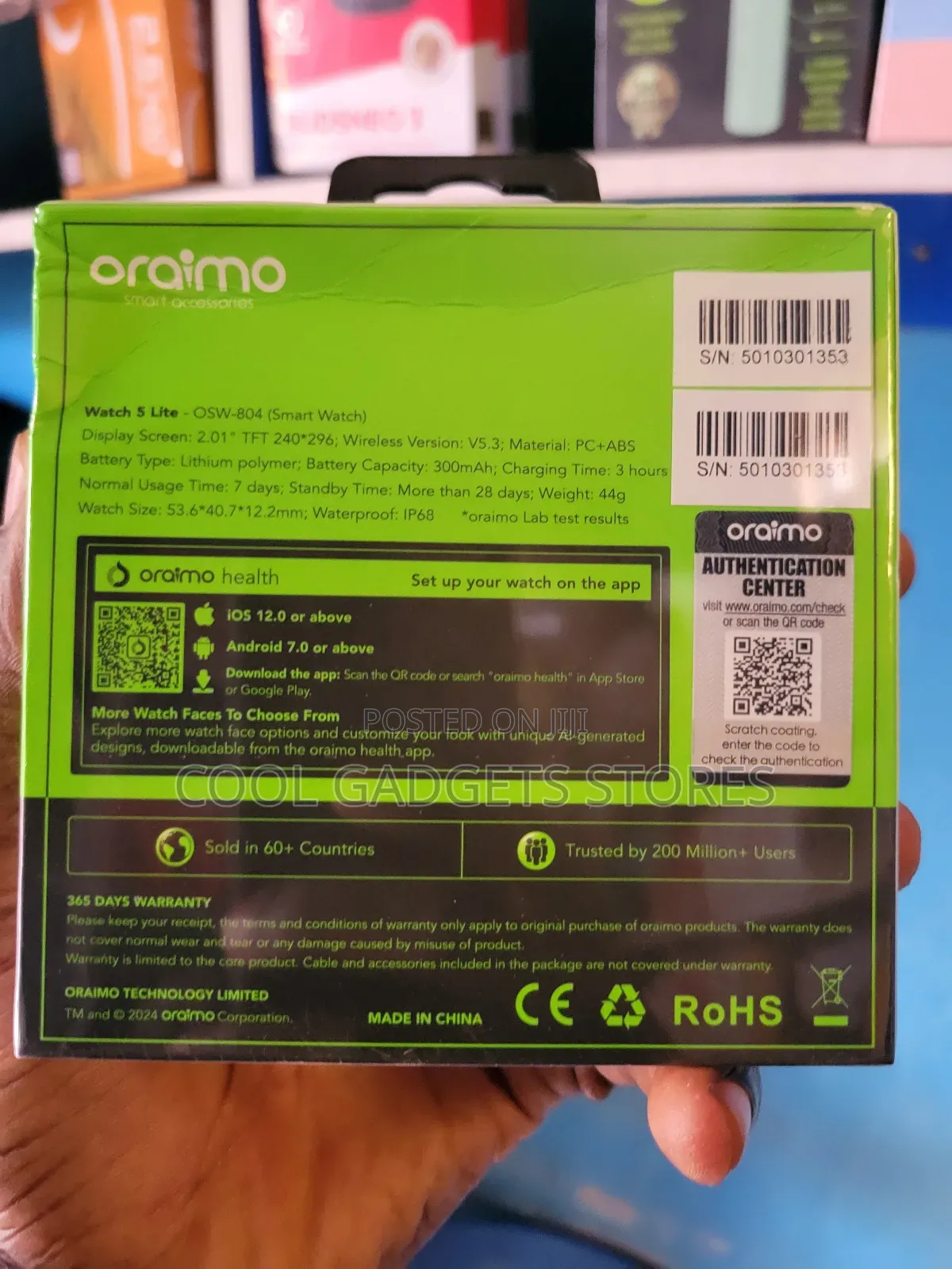 Oraimo Watch 5 Lite