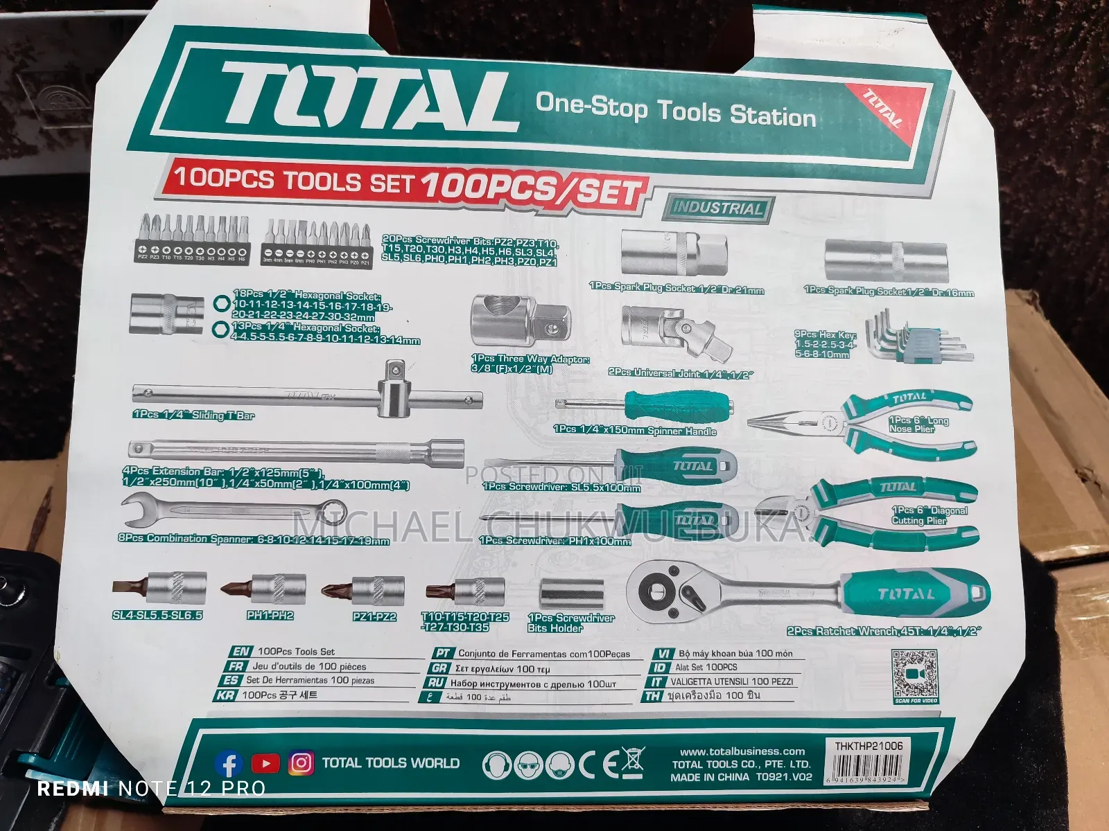 100pcs Tools Set Total