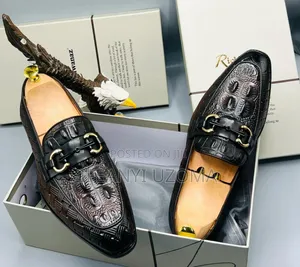 Classic Brown and Black Corporate Shoe