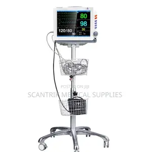 High Quality Adjustable Patient Monitor Trolley