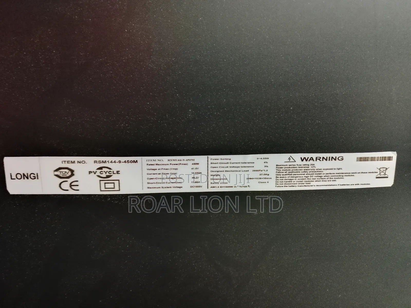 450w Longi Solar Panel 120cells