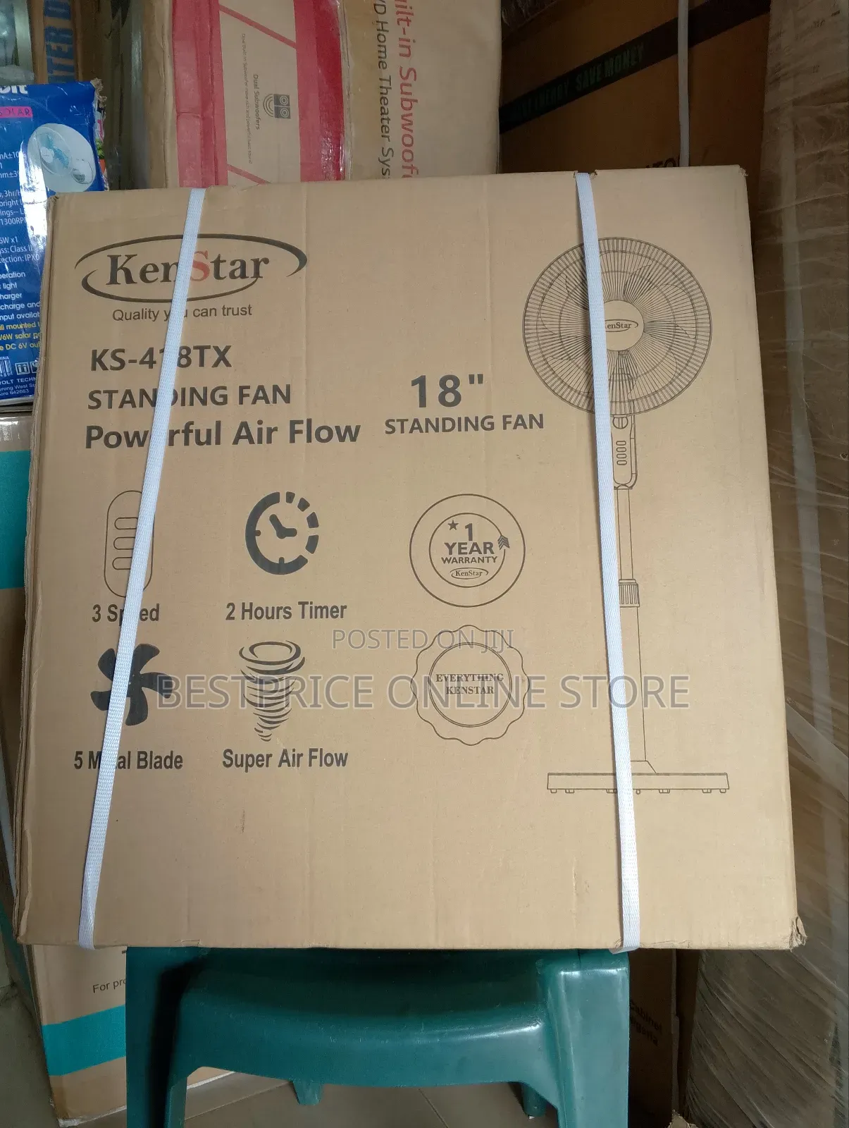 Kenstar 18" Standing Fan Ks-418tx
