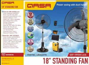 Photo - Qasa 18" Ac/Dc Standing Fan 25w