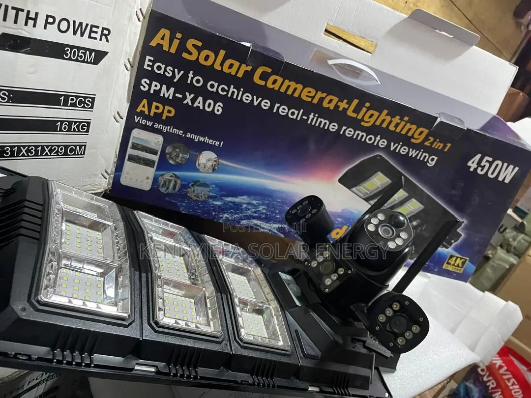 Solar Street Light With Dua CCTV Camera Available