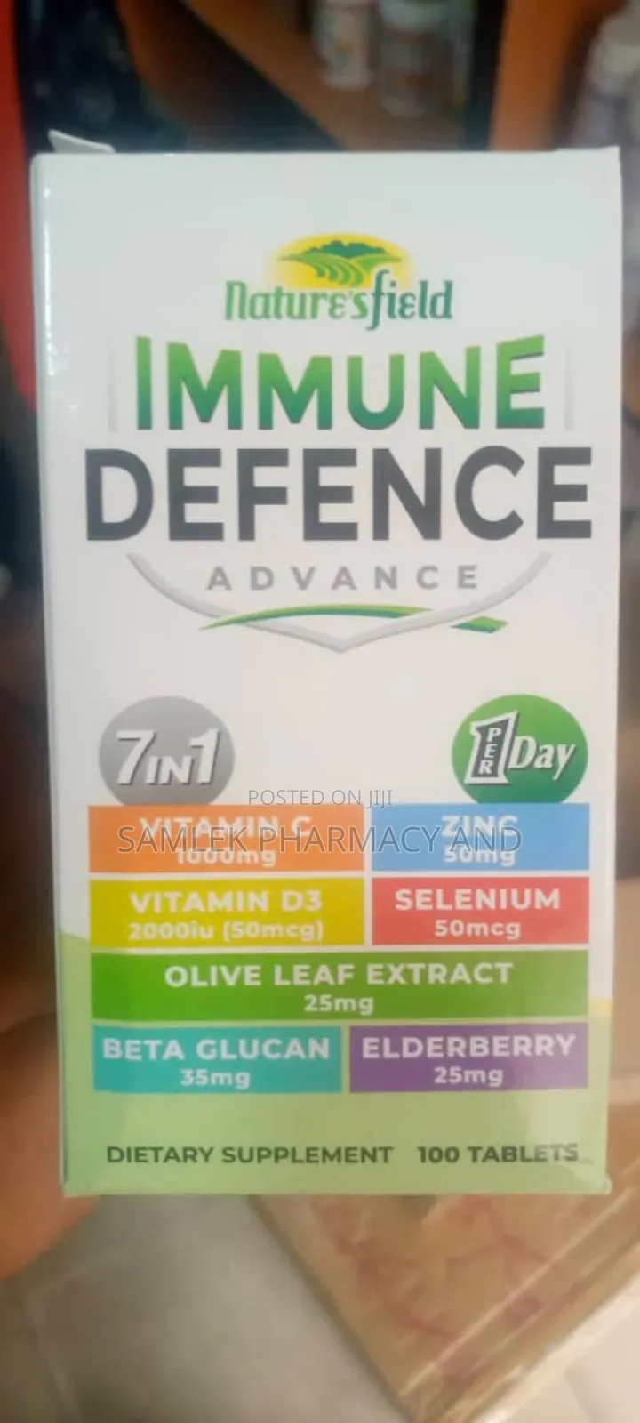 Nature's Field Immune Defence Advanced 7-1 -100tablets