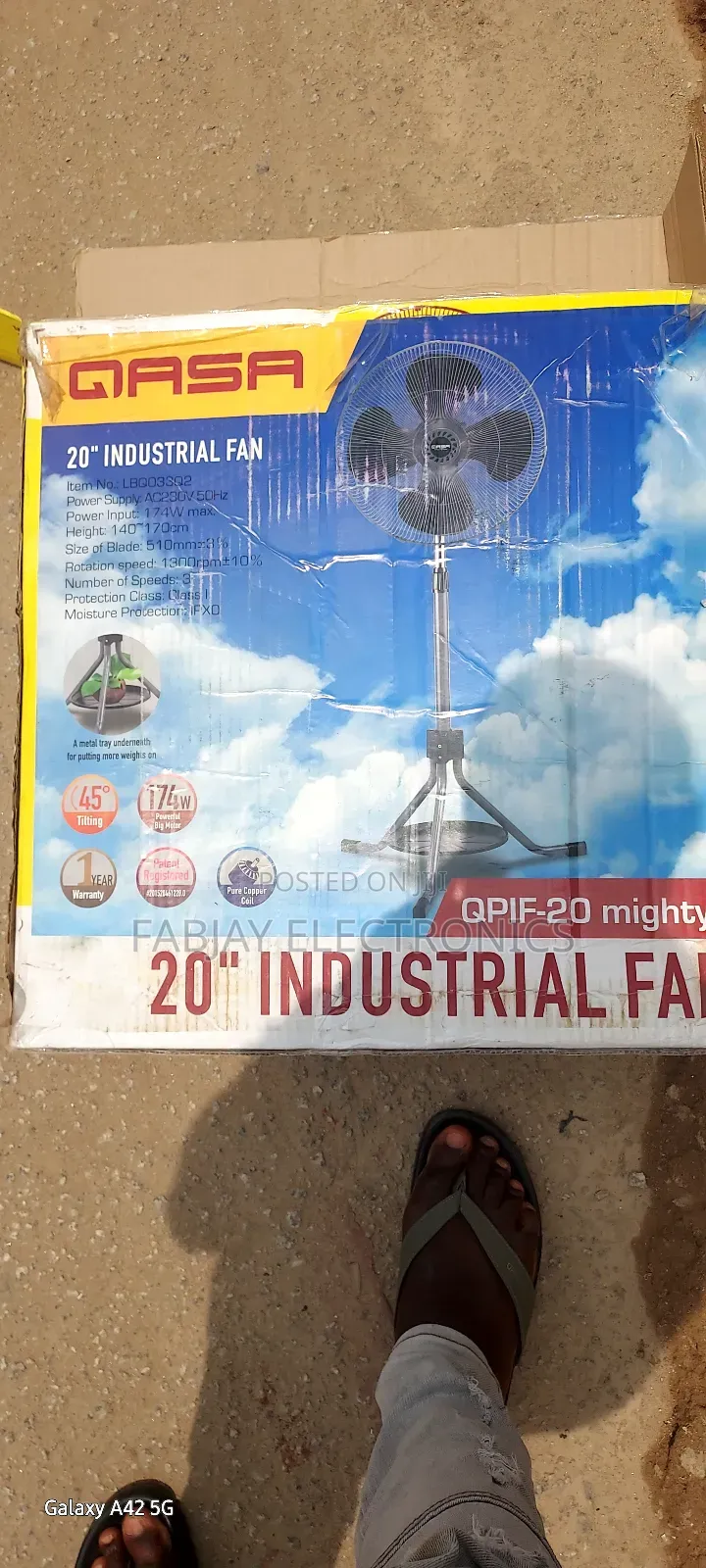 Qasa Industry Fan