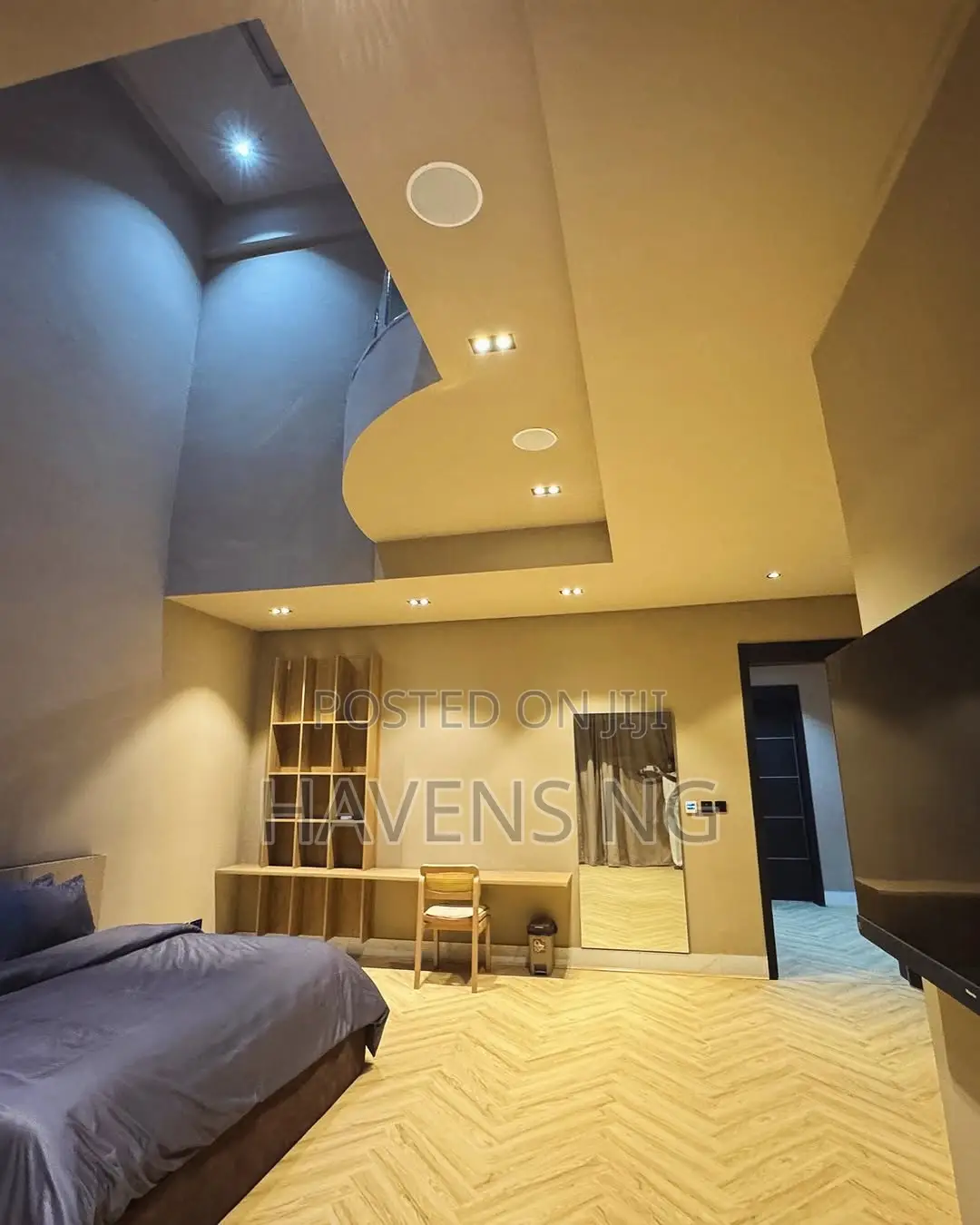 Premium Neat 2-Bedroom Penthouse Loft in Ikeja, Gra.