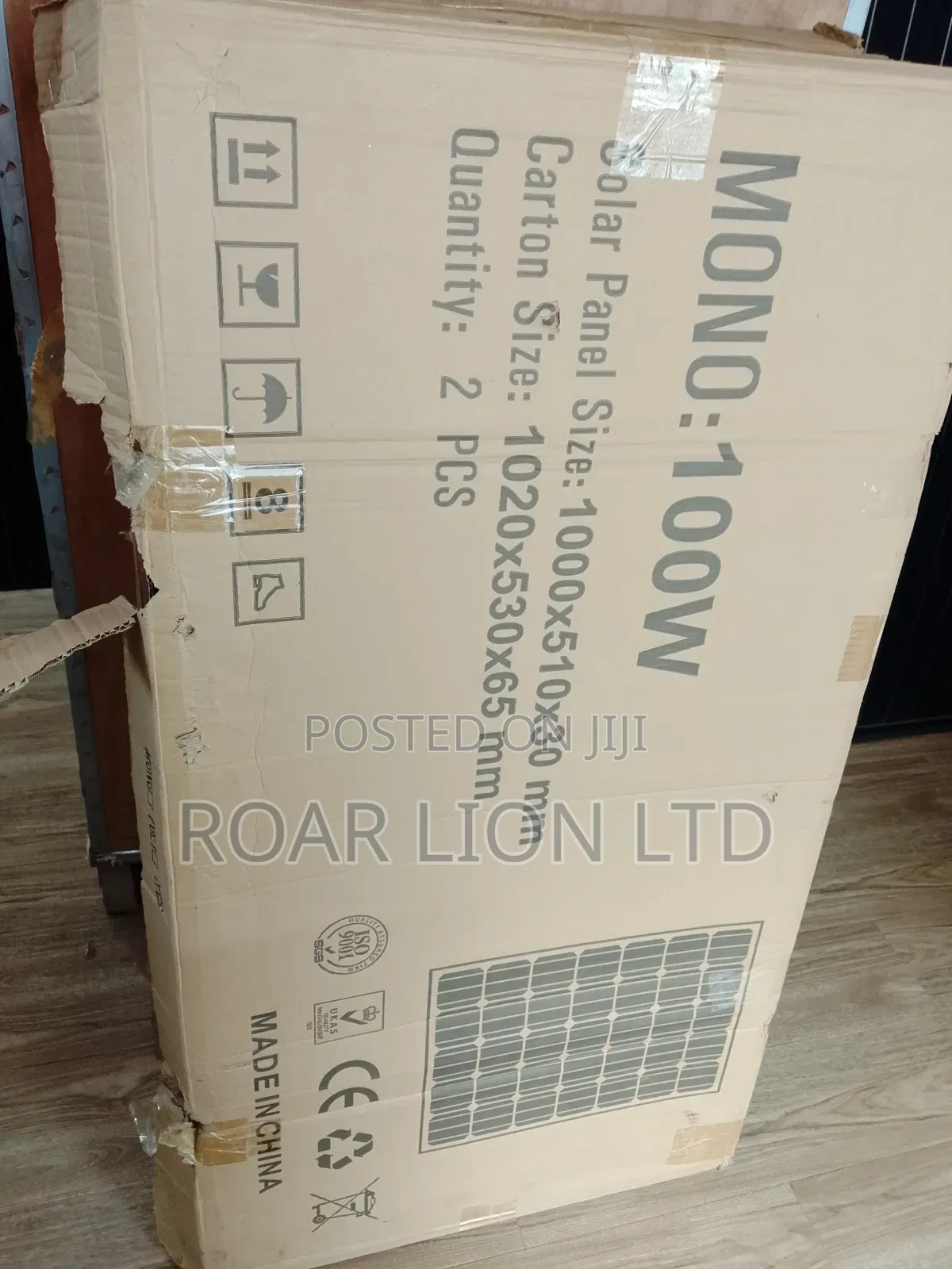100w Mono Solar Modules Panel 18cells