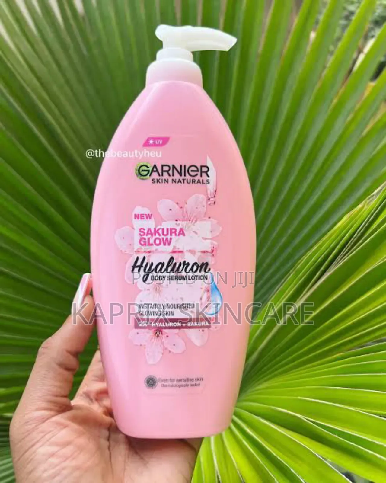 Garnier Sakura Glow Serum Milk Body Lotion With Hyaluron