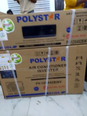 Polystar 1.5hp Split Unit Inverter Ac - Modern Black Finish