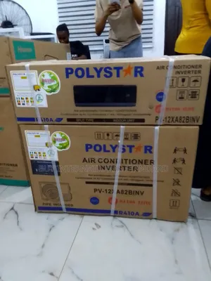 Polystar Inverter Air Conditioner - 1.5hp, Black