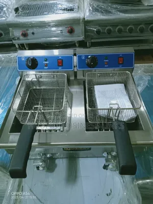 Industrial Electric Fryer 20liters Double