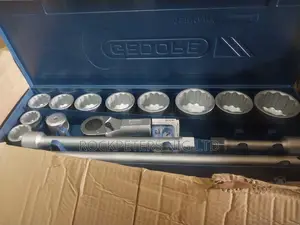Gedore 6181600 15pc - D 21 Emu-10 - 1" Socket Set