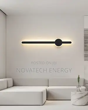 Black Luxury Straight Wall Bracket Light, Led