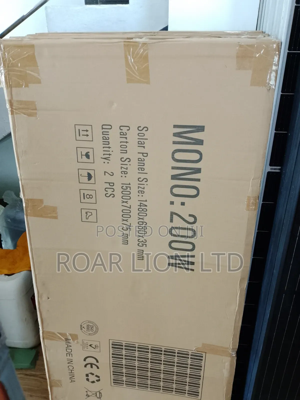 200w Mono Solar Module Panels 39cells