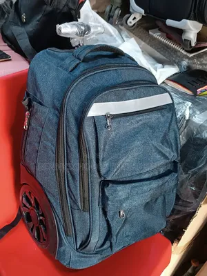 Stock Backpack With Big Wheel Trolleys