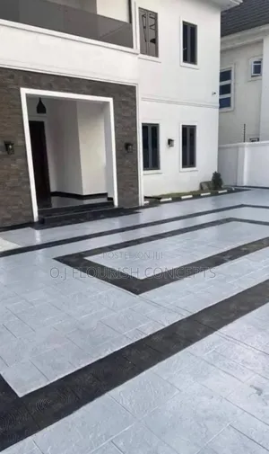 Easy on the Eye Stamped Concrete Flooring