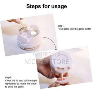 Manual Food Chopper - Mini Hand Pull Food Processor