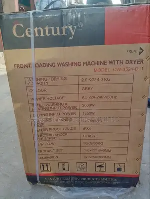 Century 12kg Inverter Dryer Washing Machine Cw-8524-11