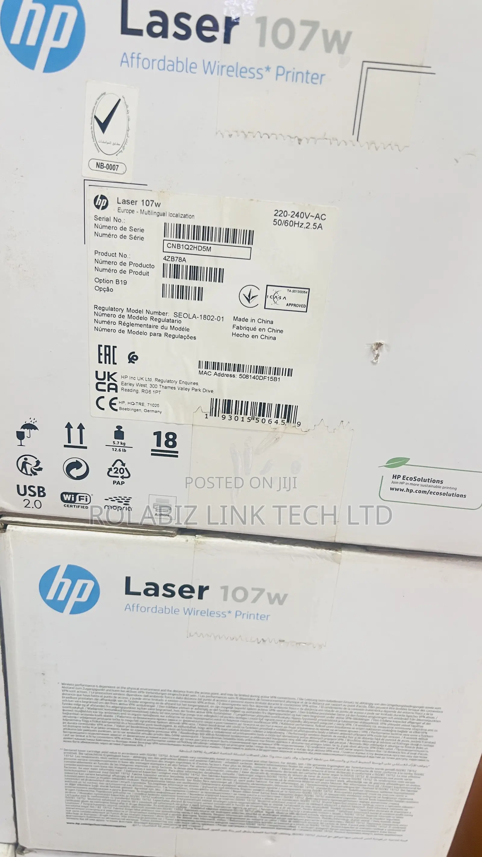 Hp Laser 107w
