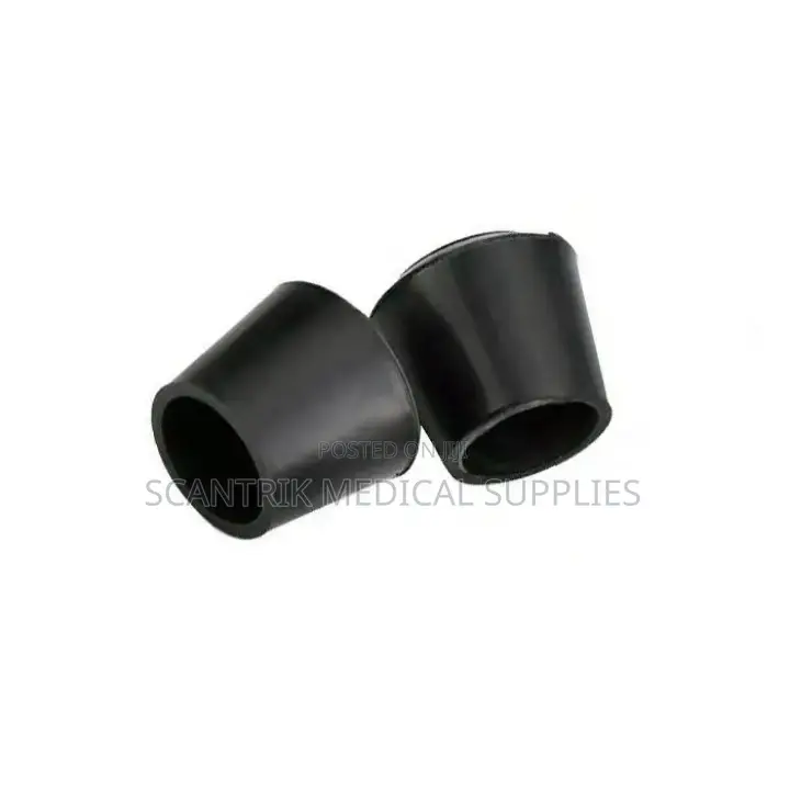 Black Rubber Round Leg