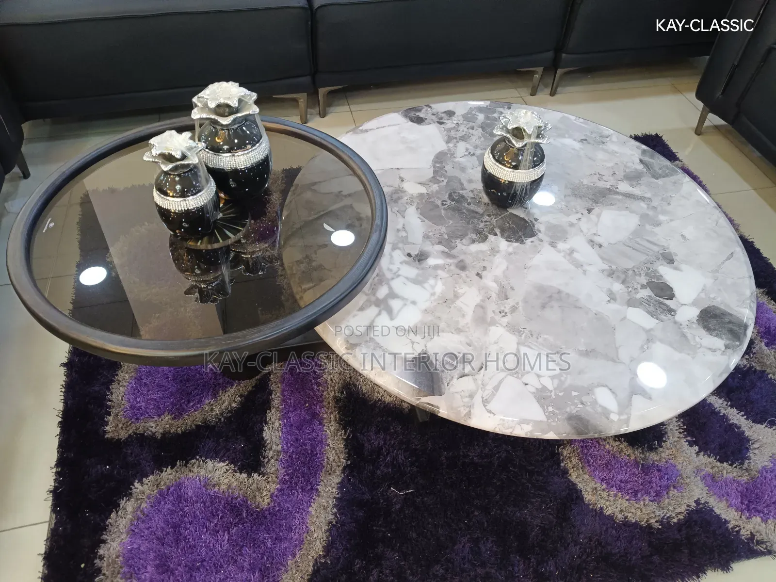 Unique Mable Center Table