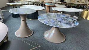 2 in 1 Nude Marble Centre Table