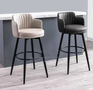 Padded Monochromatic Bar Stools