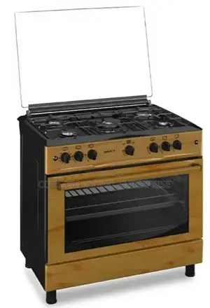 Maxi Gas Cooker 60x90 Cm (5) Burners Wood