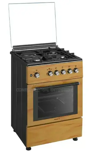 Maxi Gas Cooker 60x60 Cm (3+1) Burners Igl Wood (Tr)