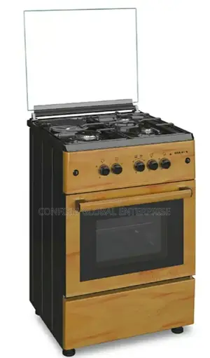 Maxi Gas Cooker 60x60 Cm (3+1) Burners Igl Wood