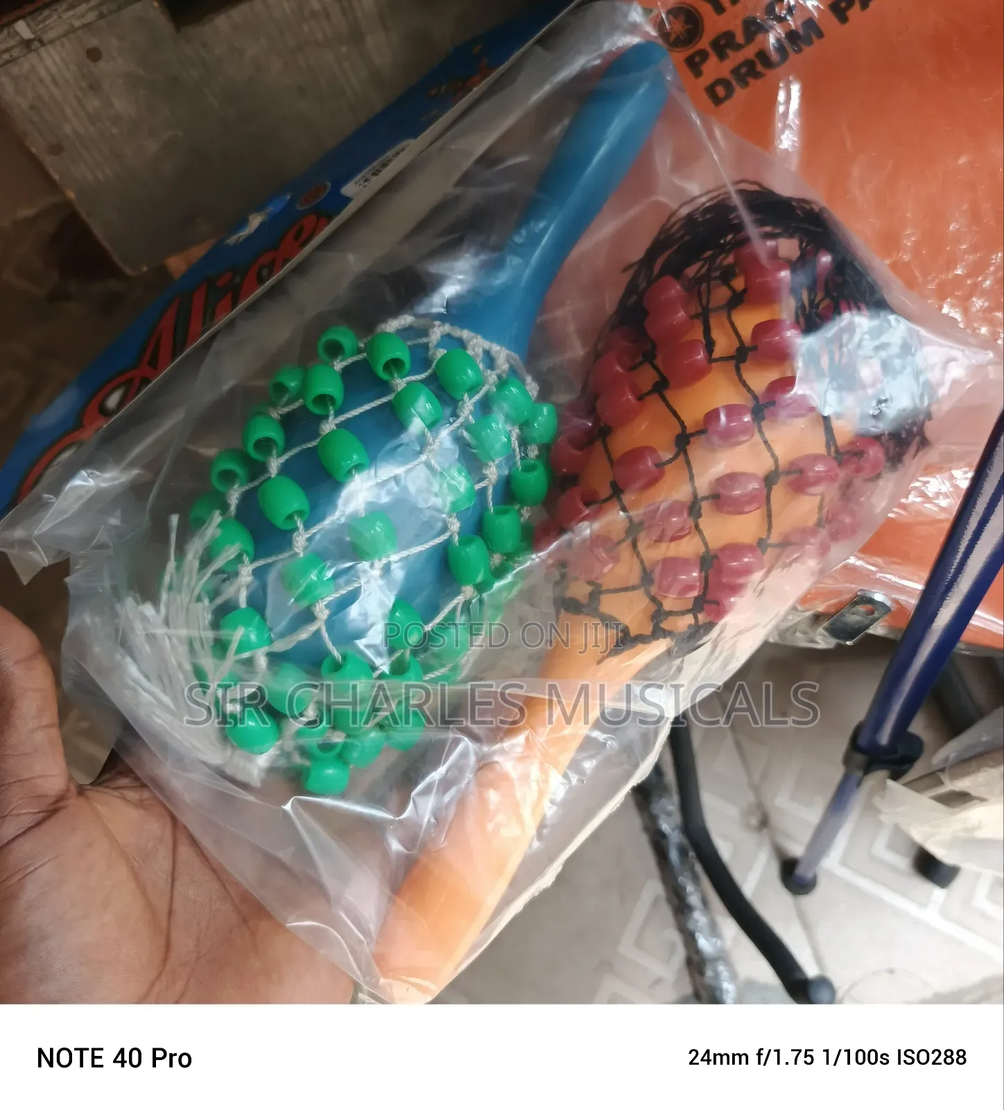 High Quality Beaded Maracas