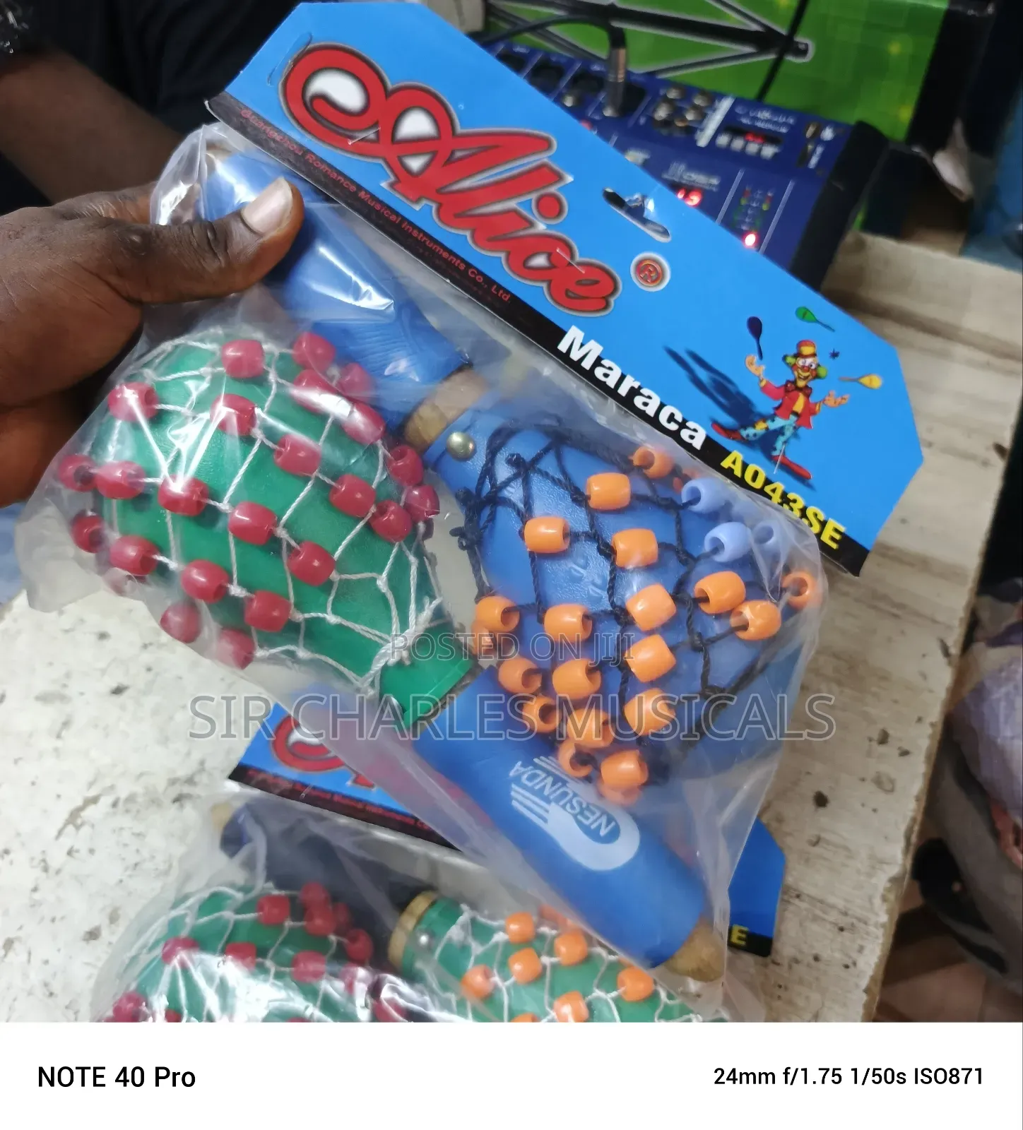 High Quality Beaded Maracas