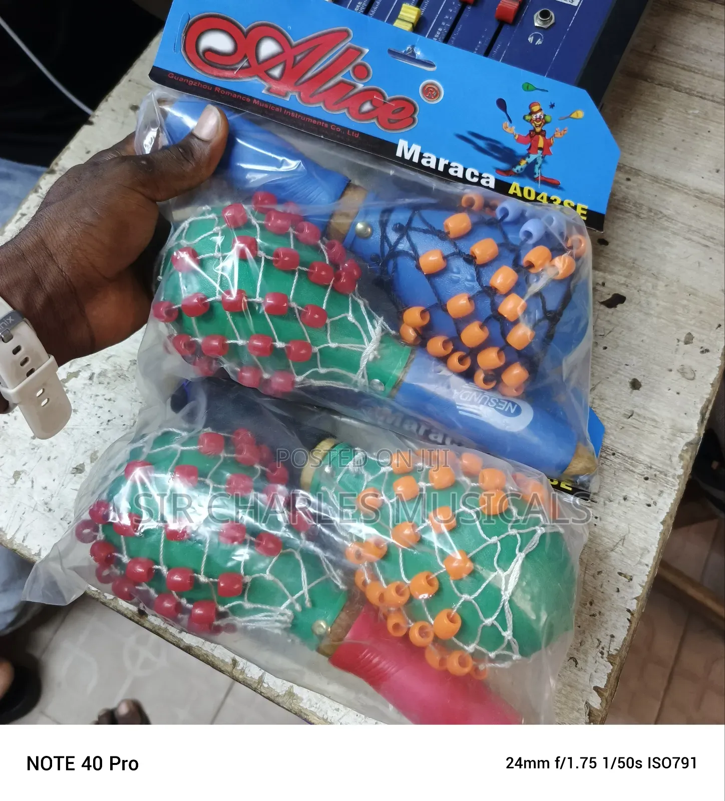 High Quality Beaded Maracas
