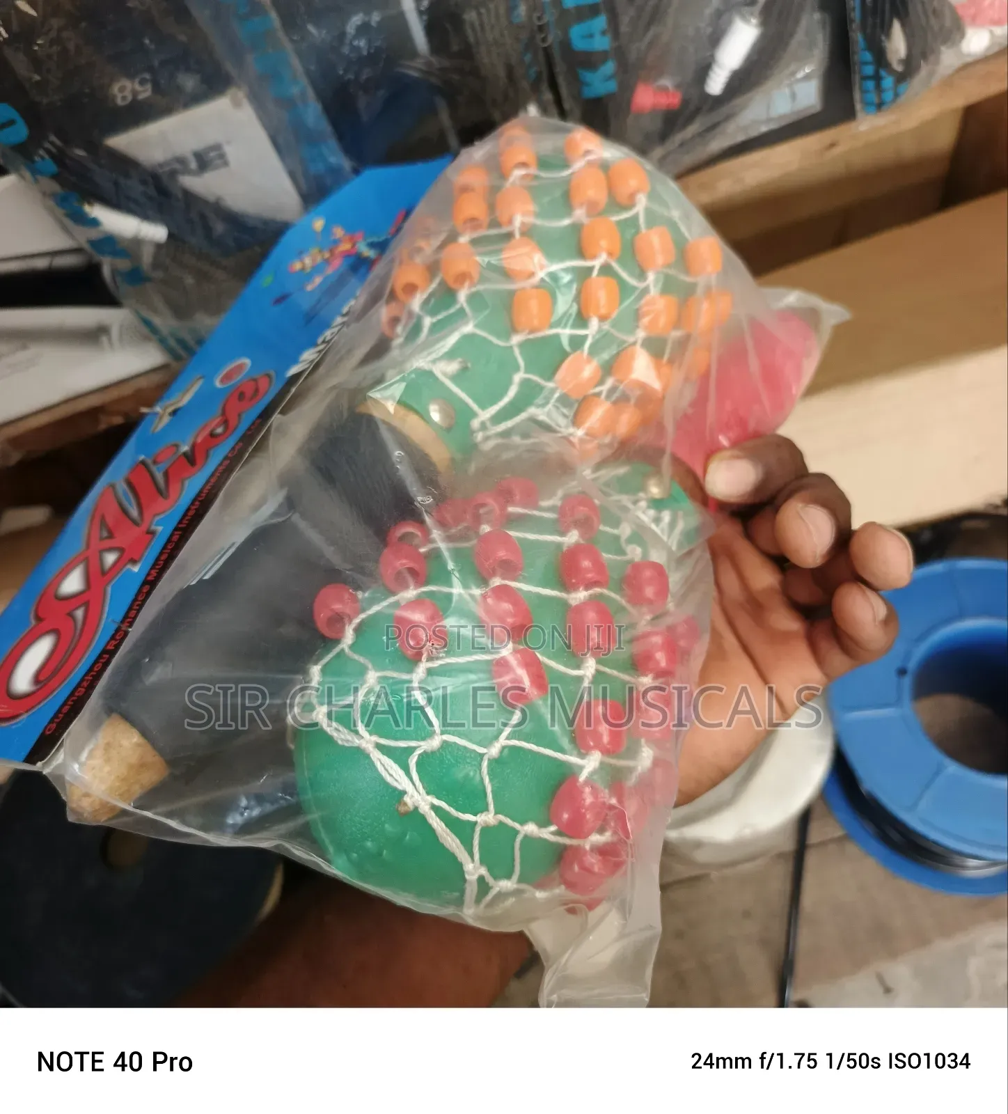 High Quality Beaded Maracas