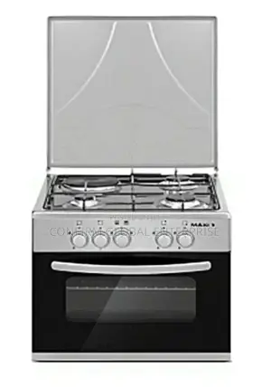 Maxi Gas Cooker 50x50 Cm (3+1) Burners Inox